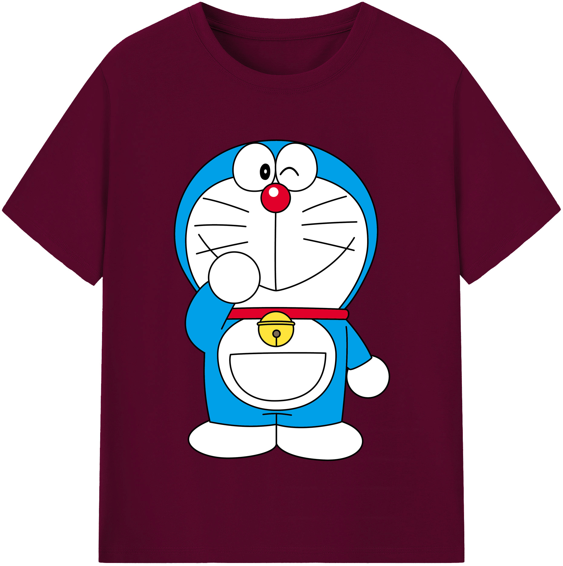 （画像用） ドラえもん Doraemon レディースカジュアルプリントTシャツ（綿100％）